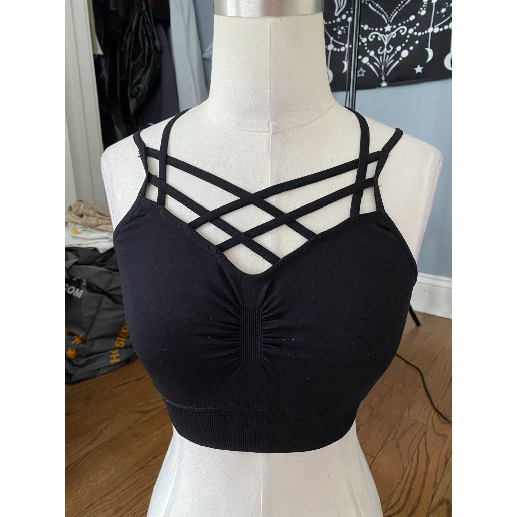 2 Choice Brand Bra Bralettes Black And Off White XsS